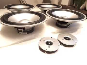 Högtalarelement 4 st 10 tum woofer + 2 Diskanter