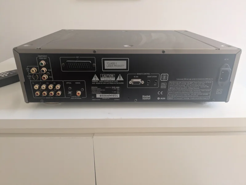 Cd/dvd spelare DENON DVD-2900 (fj&auml;rrkontroll inkluderas) - Bild 3 av 5