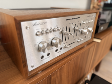 Marantz Model 1250, Integrerad förstärkare + Radiodel, Model 150 m. oscilloskop (WC22) 1977-1979