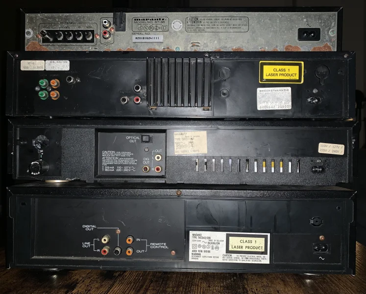 Klassiskt Marantz-torn &ndash; CD-65, CD-75DX (Digital Monitoring) & CD-42 mkII - Bild 2 av 5