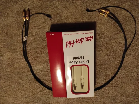 Van den Hul tonarmskabel D 501 silver hybrid 1m rca