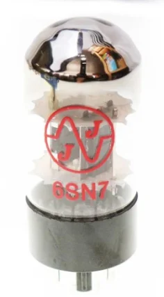 Förstegsrör JJ 6SN7 matchat par köpta Juli 2025