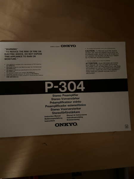 ONKYO P-304 + M-504 - Bild 3 av 5
