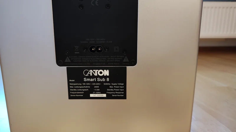 Canton Smart Sound 10 Generation 2 inklusive Canton Sub 8 Canton Smart Sound 10 Generation 2 inklusive Canton Sub 8 - Bild 7 av 7