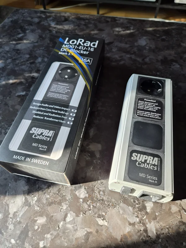 Supra LoRad MD01-EU-16 DC-Blocker Mark 3.1 Supra LoRad MD01-EU-16 DC-Blocker Mark 3.1 - Bild 5 av 5
