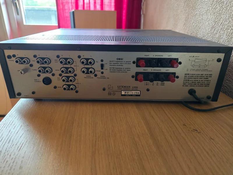 LUXMAN L120 A stereoförstärkare LUXMAN L120 A stereoförstärkare - Bild 4 av 4