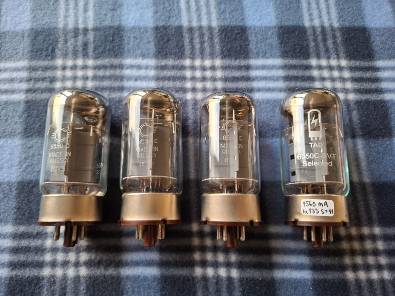 6550 (KT88) Svetlana Winged =C= NOS Matchad kvartett (TAD) - Bild 3 av 7