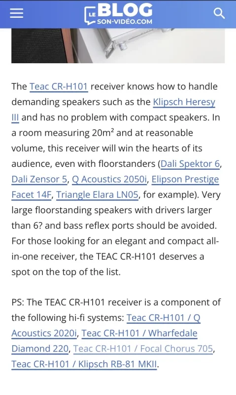 Teac CH-R101, ett audiofilt multiverktyg - Bild 4 av 4