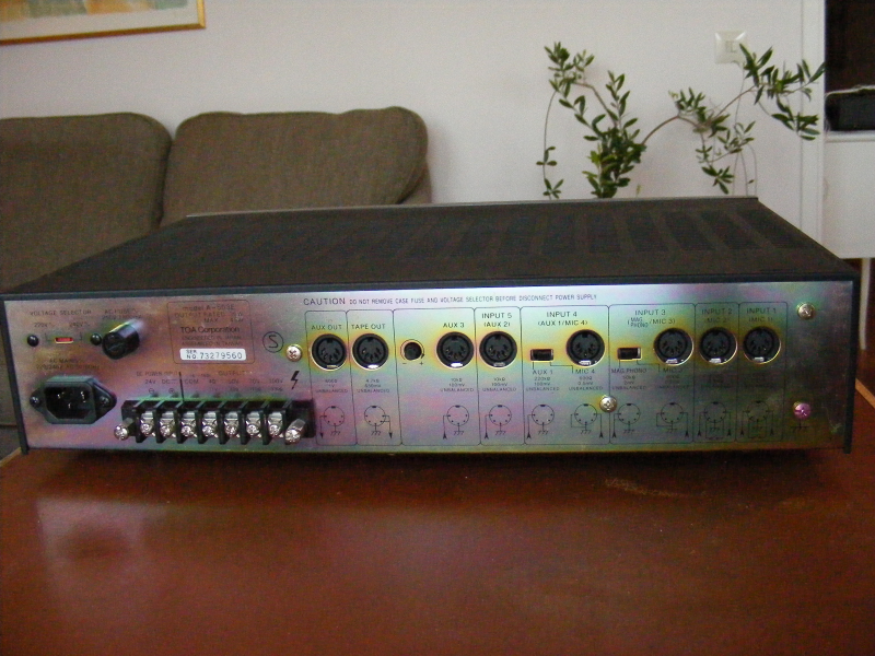 TOA series amplifier A-503E - Bild 4 av 4