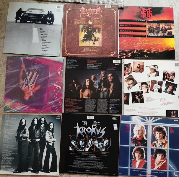 Vinylskivor h&aring;rdrock  - Billede 8 af 8