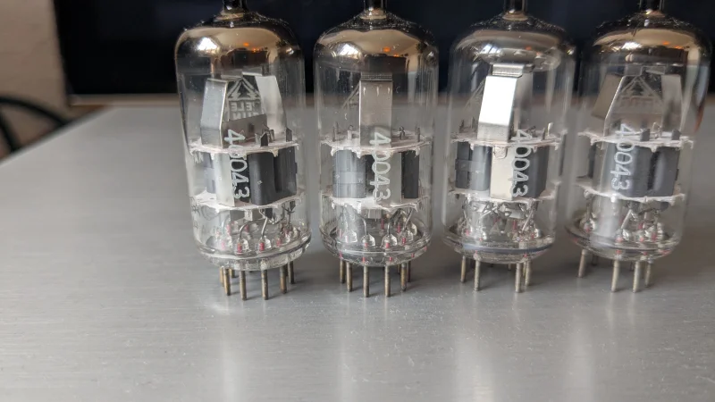 Matched quad Telefunken/Phillips ECC88 - Bild 4 av 9