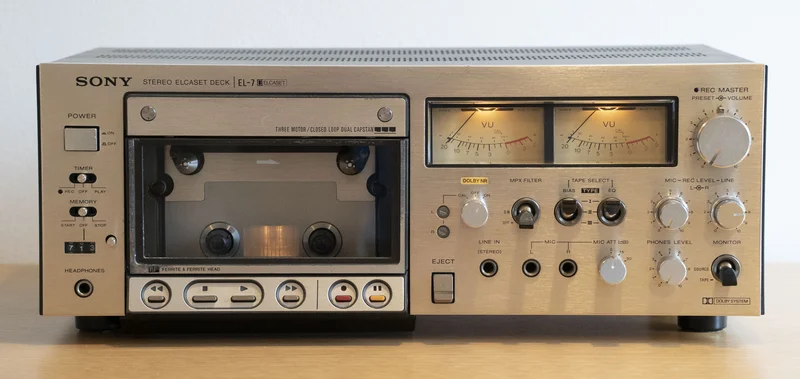 Sony EL-7 Stereo Elcaset Deck (1976-79) - Bild 1 av 5