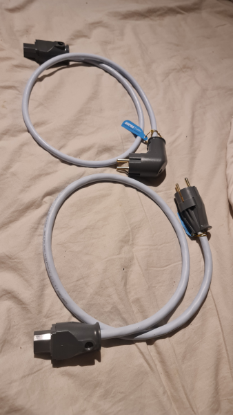 2 st Supra LoRAD 1,5 MKII, 10A - 1m strömkablar - Bild 1 av 1