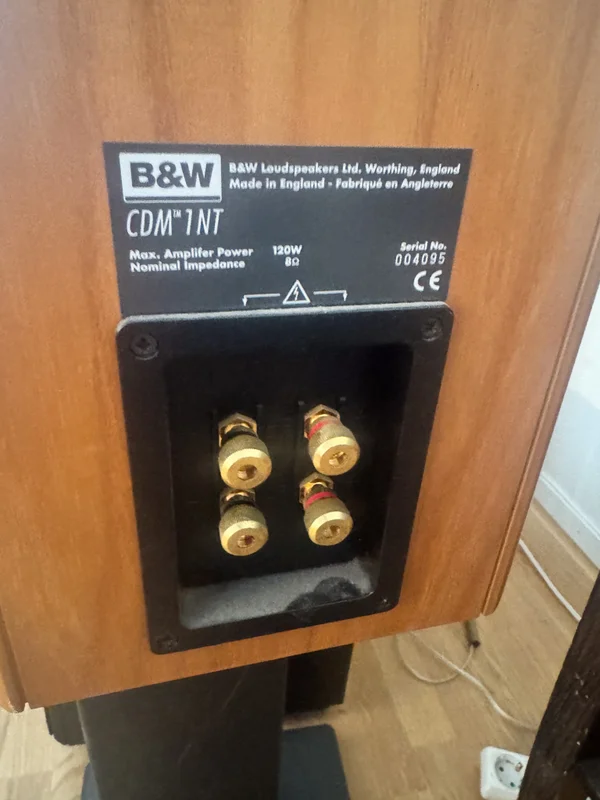 B&amp;W CDM 1NT + stativ, k&ouml;rsb&auml;r &ndash; 7 500 kr - Bild 3 av 3