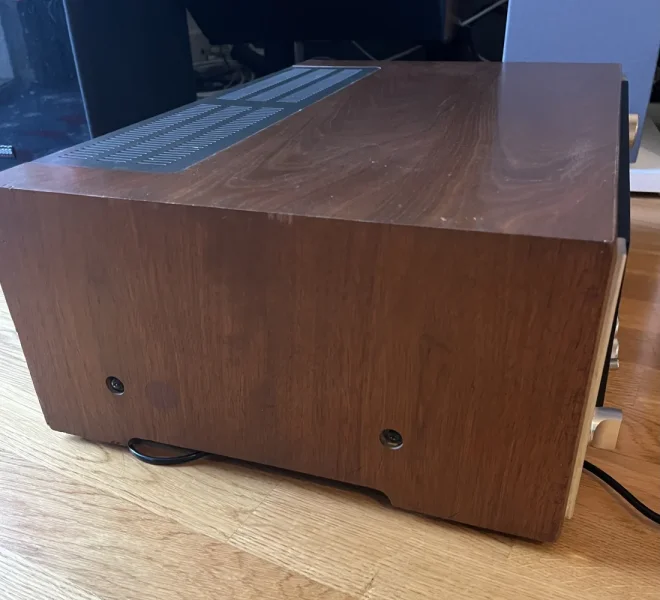 Sansui  9090DB stereo receiver tr&auml;kabinett - Bild 5 av 6