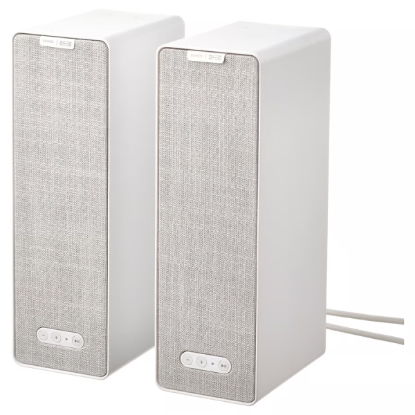 SYMFONISK Wi-Fi bokhyllehögtalare, vit/set om 2 gen 2 - Bild 1 av 1