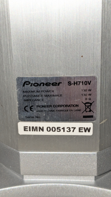 Pioneer S-H710V
