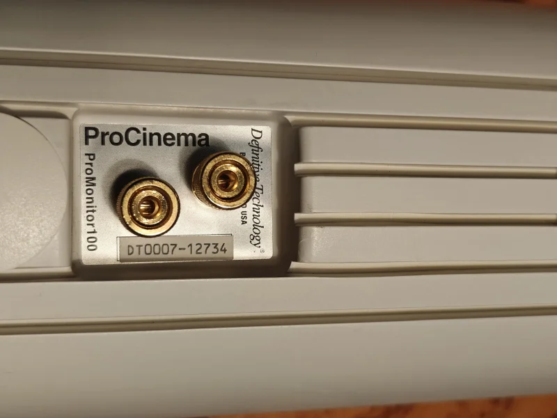 4 st Definitive Technology ProMonitor 100 (Vita) + ProCenter 100 - Bild 3 av 5