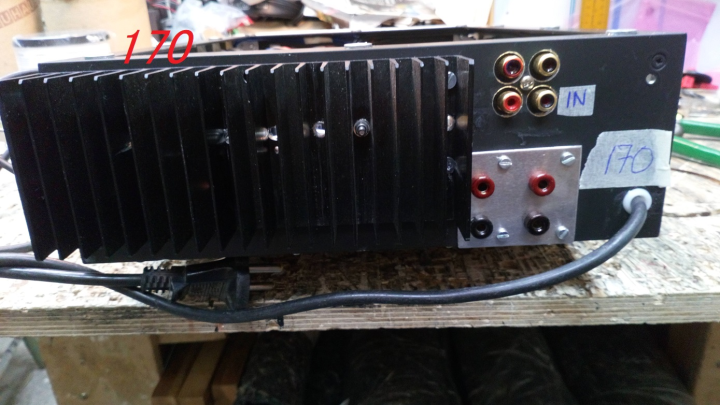 slutsteg. chipamp TDA 7294v  DIY.