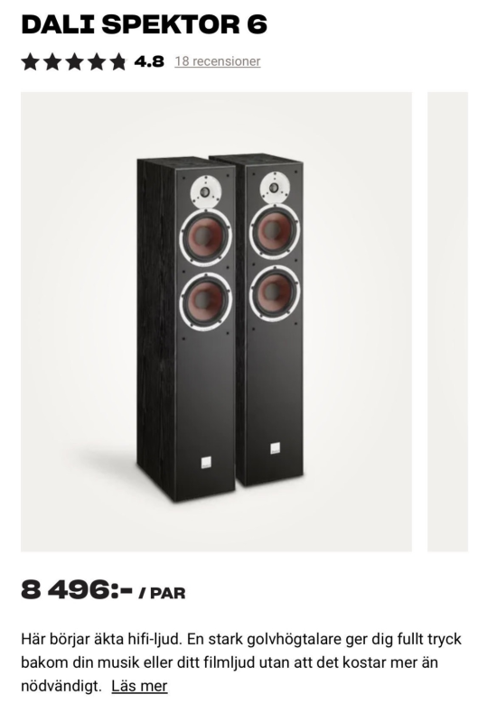 Dali Spector 6 Dali Spector 6 - Bild 2 av 5