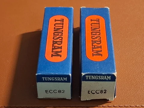 Tungsram ECC82 (12AU7) – NOS – Matchat par – 1960-tal –...
