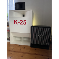 2 st K-25 horn med 2 st aktiva Cerwin Vega 18 tums basar