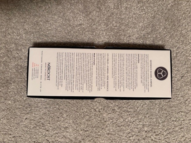 Nordost Reference Bi-Wire Jumper Nordost Reference Bi-Wire Jumper - Bild 3 av 3