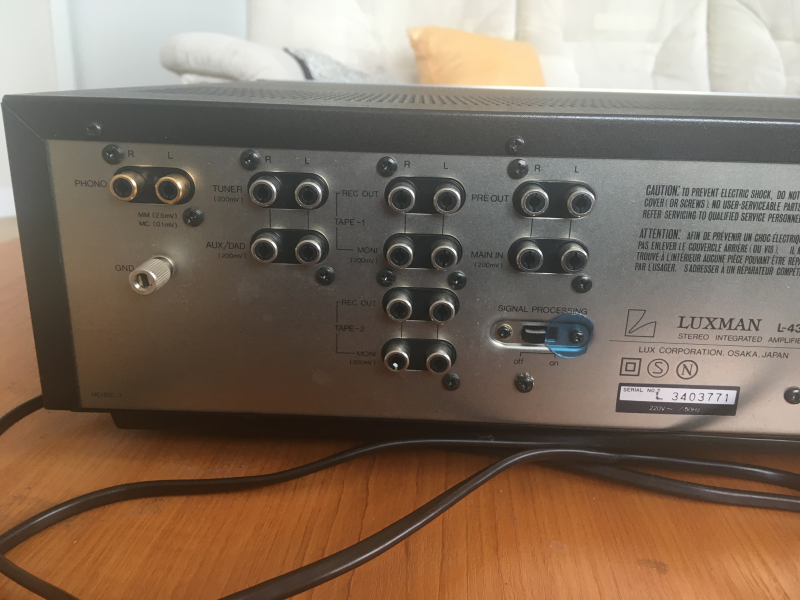 Luxman L430 i Toppskick! Luxman L430 i Toppskick! - Bild 5 av 6