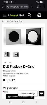 DLS D-One vägghögtalare bytes