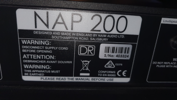 Naim Nap 200DR + dinkabel