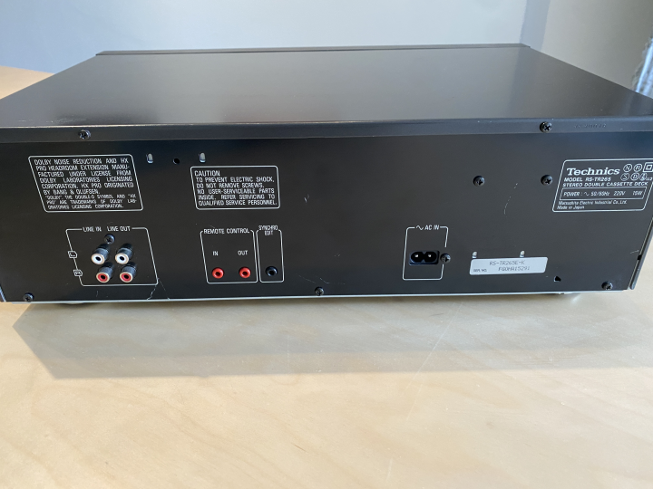 Technics RS-TR265 Dubbelt Kassettdeck