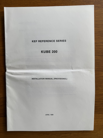 KEF Reference 105.3 + KUBE 200
