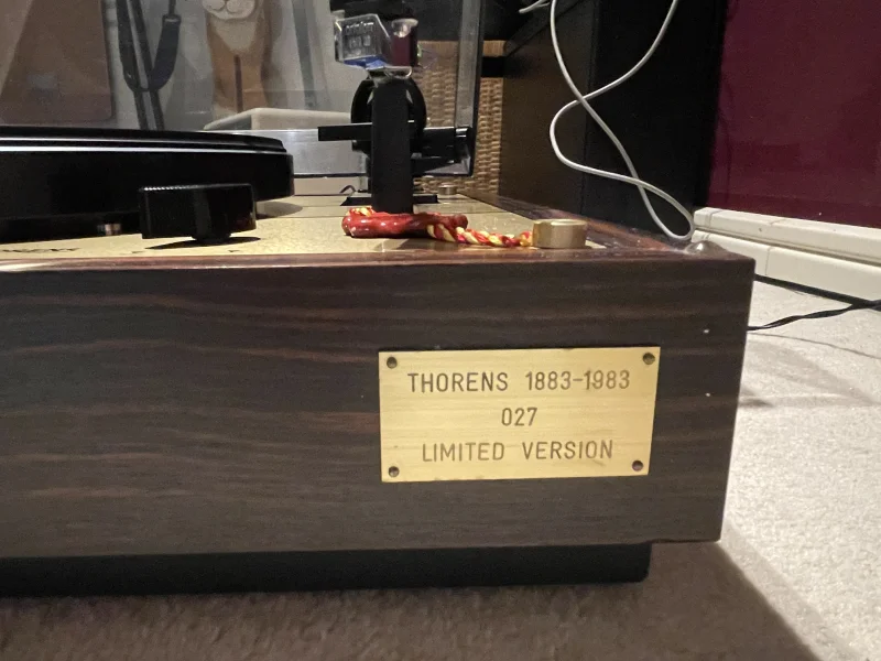 Thorens TD-147 Jubilee, nr 027 Thorens TD-147 Jubilee, nr 027 - Bild 5 av 6