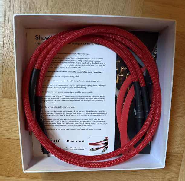 Chord Shawline Tuned Array RCA - Bild 2 av 2