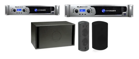 Crown + Turbosound PA-system