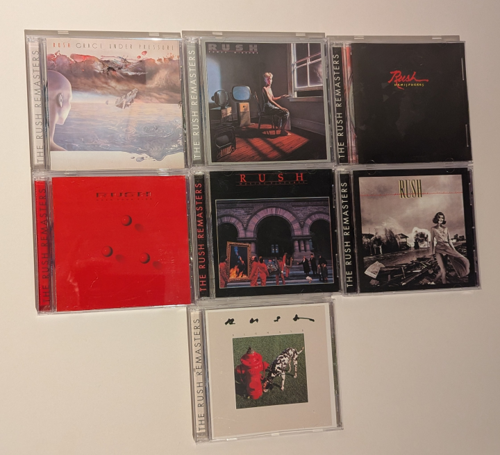 Rush remasters, 7st CD