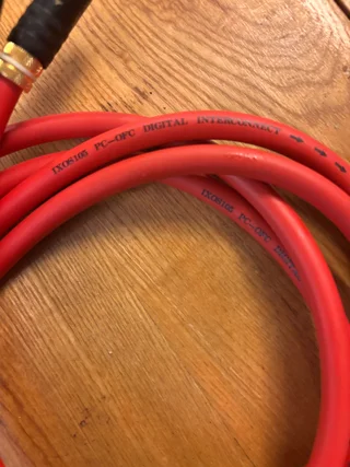 IXOS 105 coax RCA. 1 meter 2 par