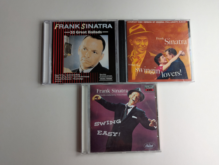 Frank Sinatra, 3 CD, 25:-/st