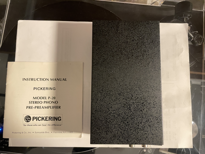 Pickering P20  SUT (för t.ex XLZ/7500S)