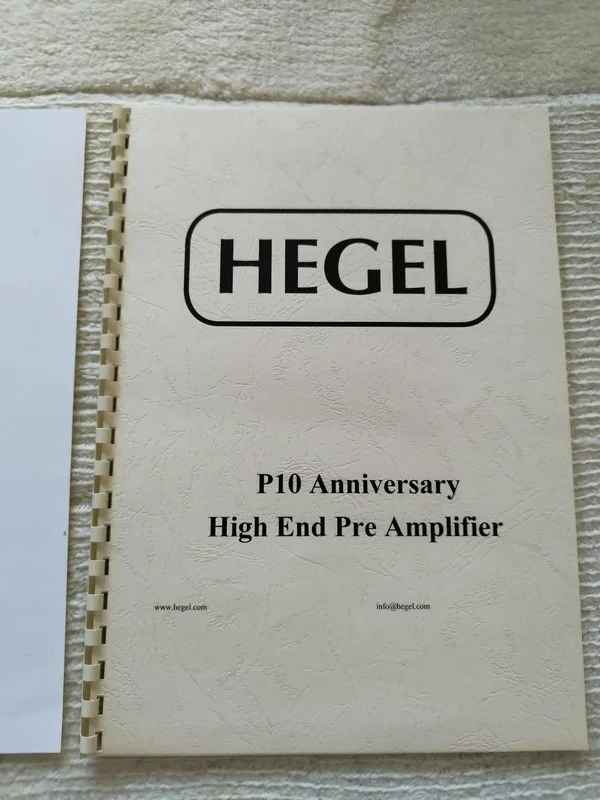 HEGEL P10 Anniversary High End Preamplifier HEGEL P10 Anniversary High End Preamplifier - Billede 10 af 11