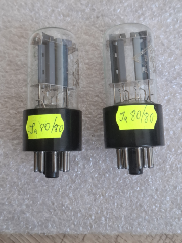 6N8S 6H8C Ribbed Anode / FOTON 60s / 1578 / 6SN7 Double Triode
