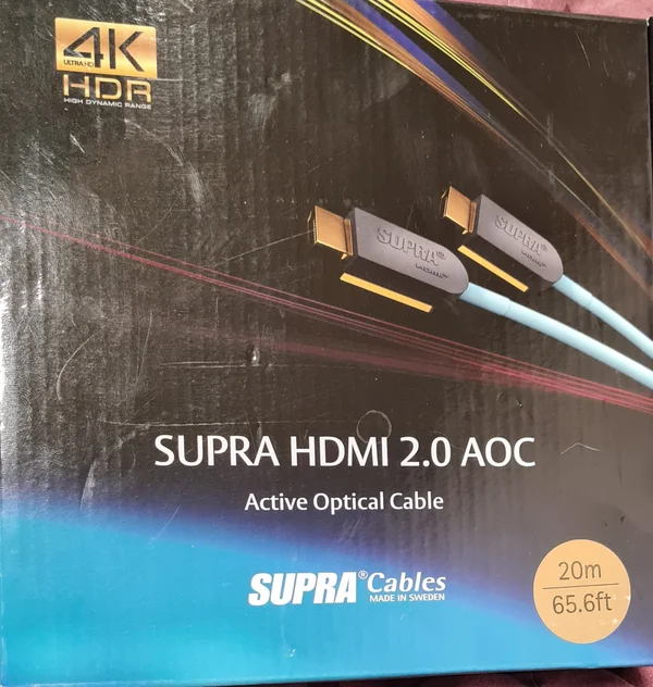 Supra HDMI AOC 4K 2.0 20m - Image 1 of 3