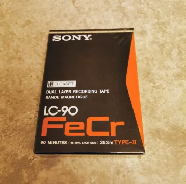 Sony LC-90 FeCr Type II Elcaset 