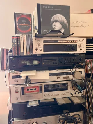 Förstärkare, CD-spelare, cassette deck