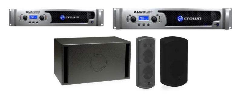 Crown + Turbosound PA-system - Bild 1 av 1