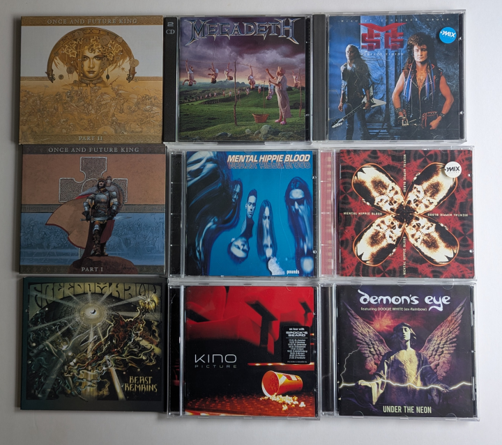 Div rock / prog rock CD 30:- st