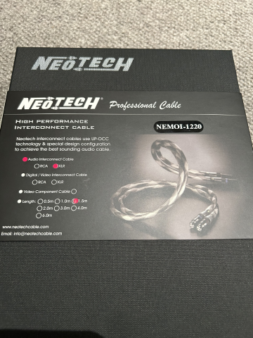 Neotech Nemoi-1220 Xlr 1,5m