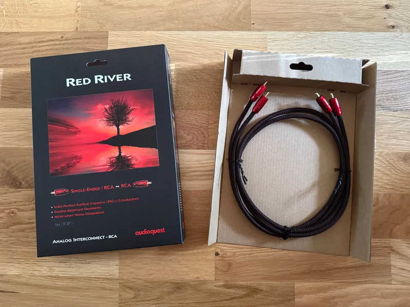 Audioquest Red River RCA 1m Audioquest Red River RCA 1m - Bild 1 av 1