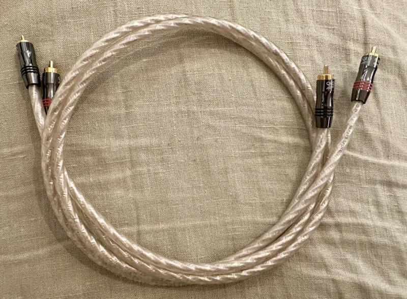 QED Qunex Silver Spiral Reference RCA - 1 m - Bild 1 av 3