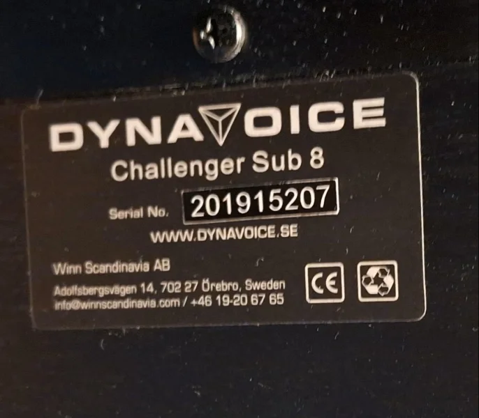 Dynavoice Challenger Sub 8 Dynavoice Challenger Sub 8 - Bild 2 av 2